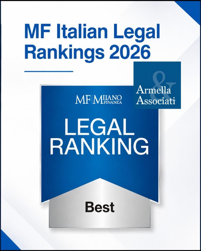 Best legal ranking milano finanza - studio armella e associati